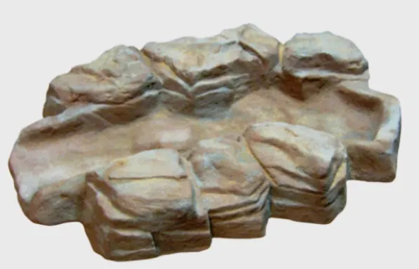 Parau decorativ gradini, cascade, lacuri Messner Element 45° Stanga