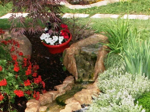 Parau decorativ gradini, cascade, lacuri Tahat – Element cu izvor inalt