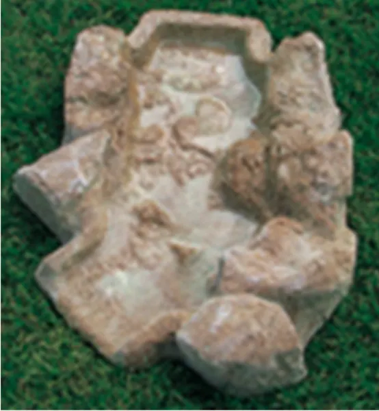 Parau decorativ pentru gradini, cascade, lacuri Tahat – Element 45° Stanga
